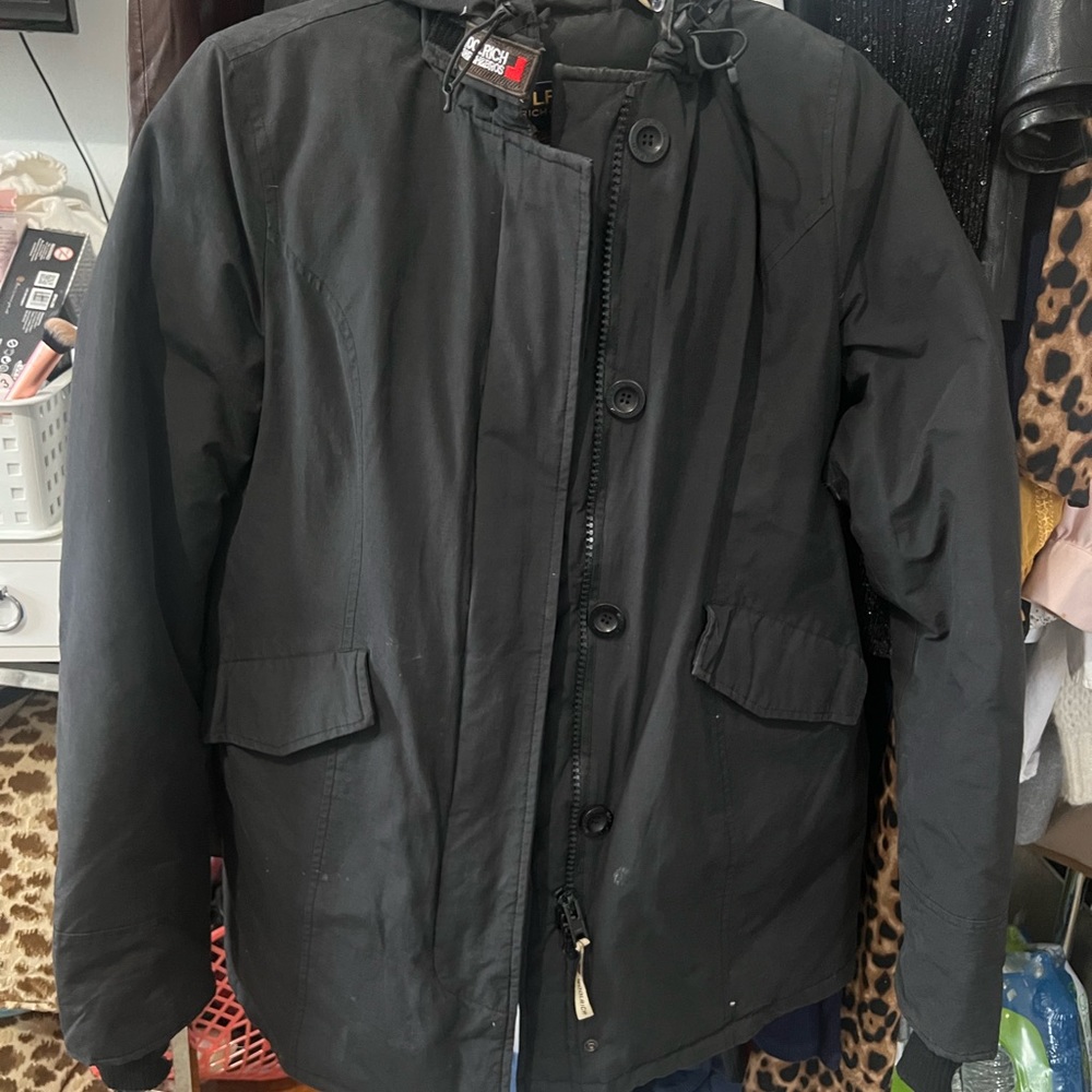 Woolrich parka black size S